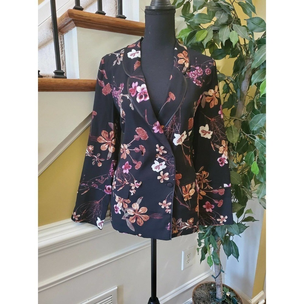 NWT $84 RE: NAMED‎ FLORAL BLAZER / JACKET~SMALL